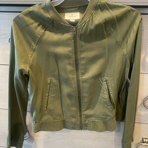 American Eagle Green Bomber Jacket